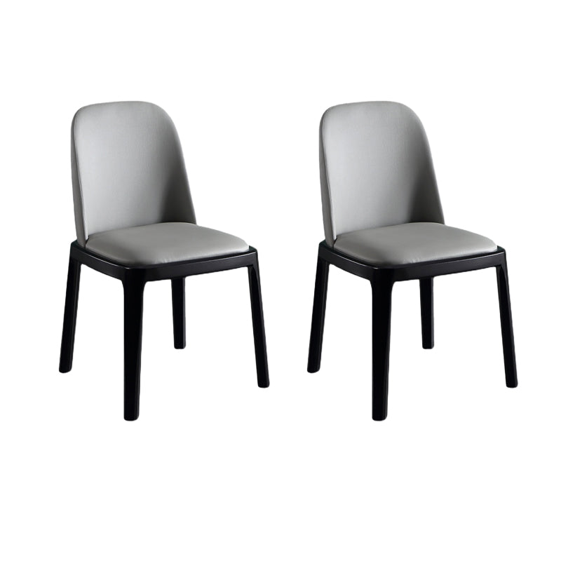 Solid Wood Modern Dining Room Chairs Matte Finish Parsons Dining Chair