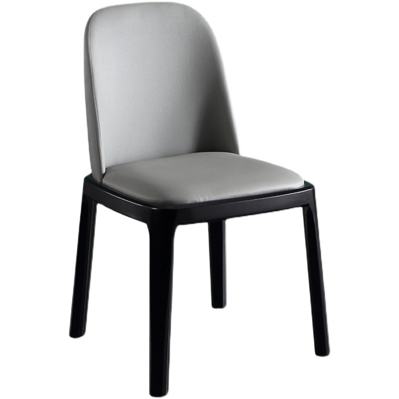 Solid Wood Modern Dining Room Chairs Matte Finish Parsons Dining Chair