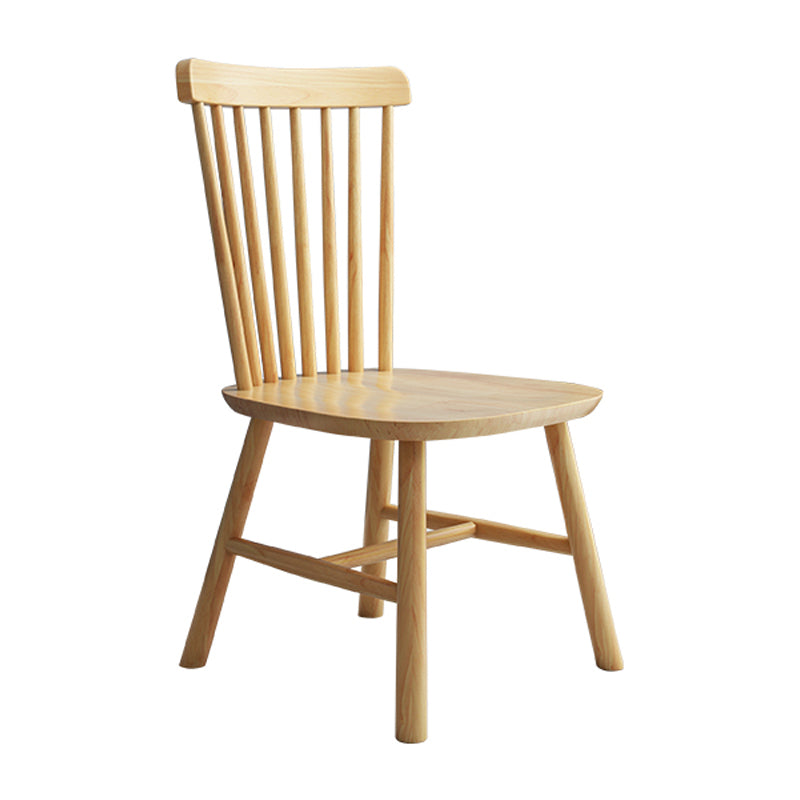 Contemporary Kitchen Wood Square Dining Chair Windsor Back Dining Side Chair