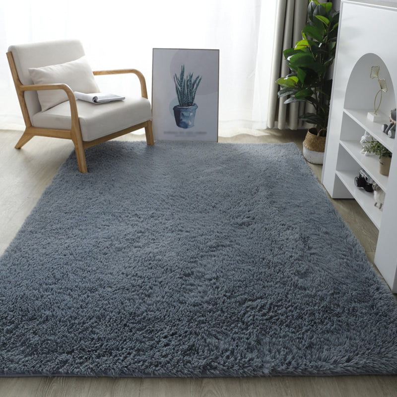 Tapis de shag doux multicolo