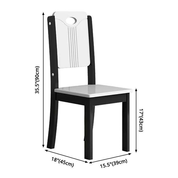 Contemporary Style Side Chair for Home Use Dining Armless Accent Chairs