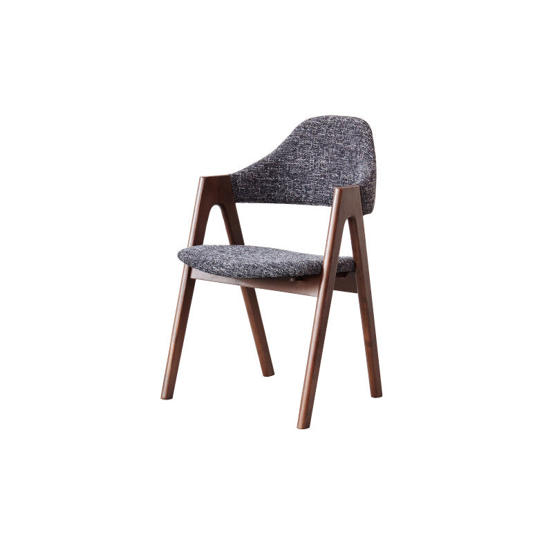 Modern Style Wood Dining Room Chair Open Back Dining Side Chair for Home Use