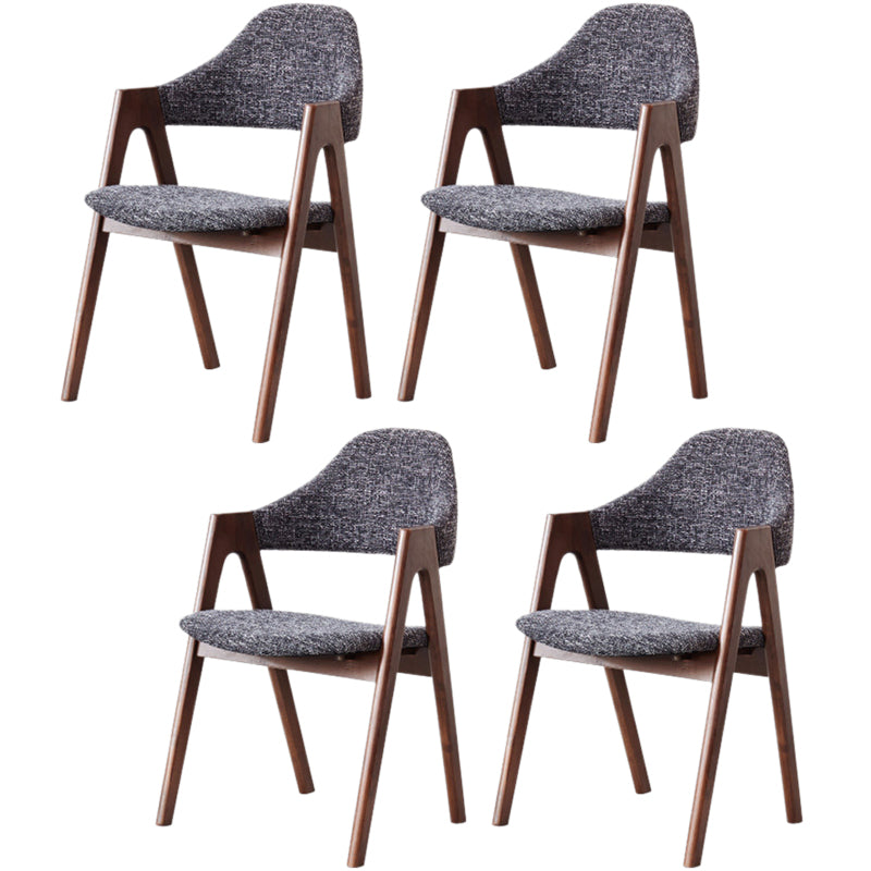 Modern Style Wood Dining Room Chair Open Back Dining Side Chair for Home Use