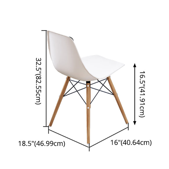 Set da pranzo in legno in legno standard con 4 gambe in legno marrone chiaro per mobili da pranzo