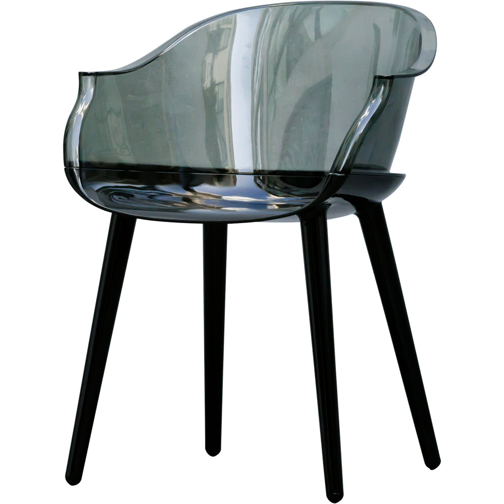 Chaise contemporaine en plastique intérieur-extérieur de 23 ''