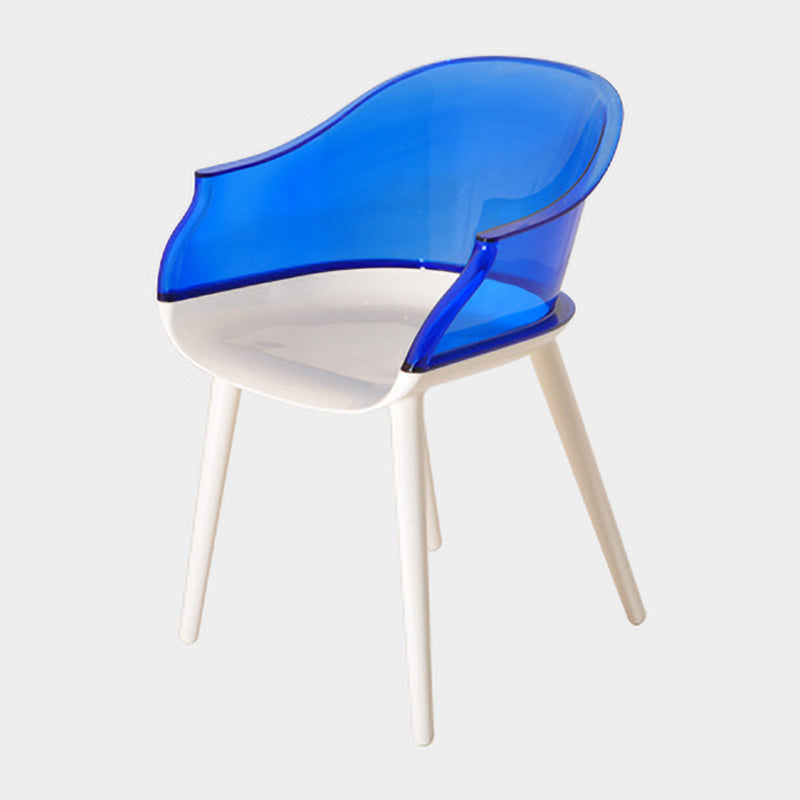 Chaise contemporaine en plastique intérieur-extérieur de 23 ''