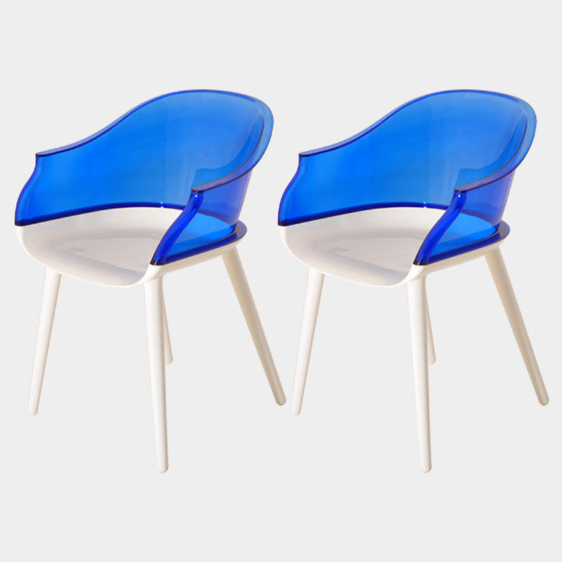 Chaise contemporaine en plastique intérieur-extérieur de 23 ''