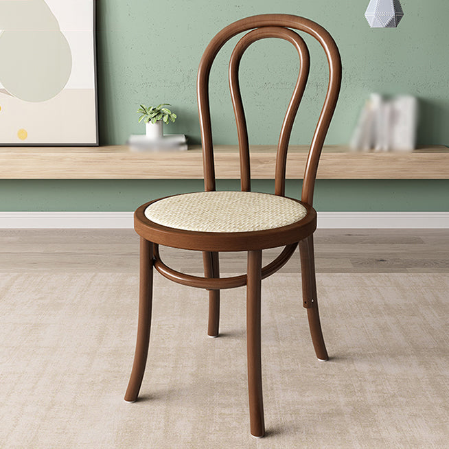 Modern Kitchen Windsor Back Dining Side Chair Solid Wood Dining Side Chair