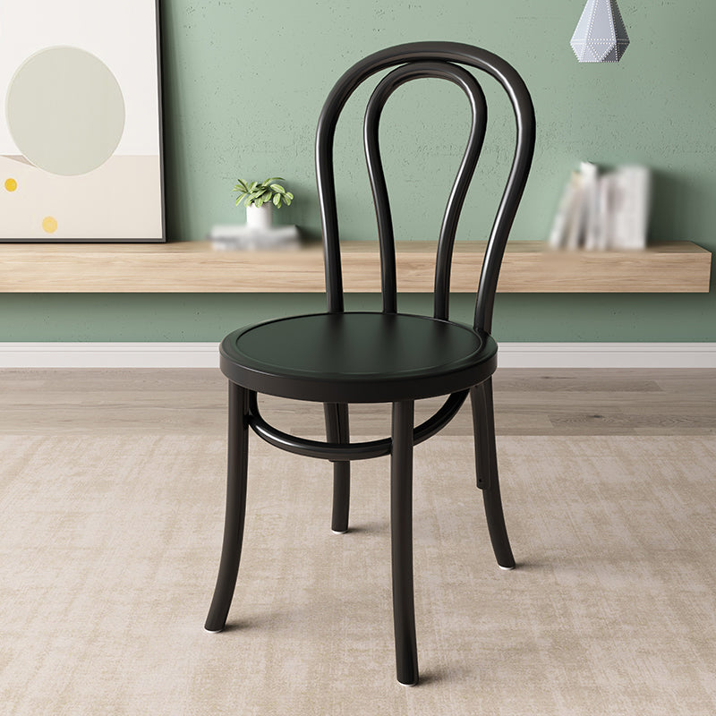 Modern Kitchen Windsor Back Dining Side Chair Solid Wood Dining Side Chair