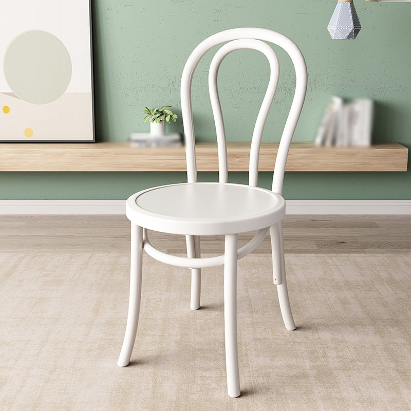 Modern Kitchen Windsor Back Dining Side Chair Solid Wood Dining Side Chair