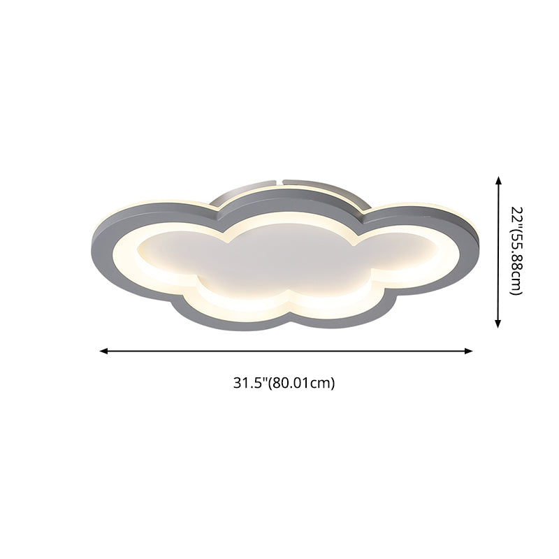 Lovely Cloud Pattern Ceiling Mount Light LED Overhead Light for Child Room