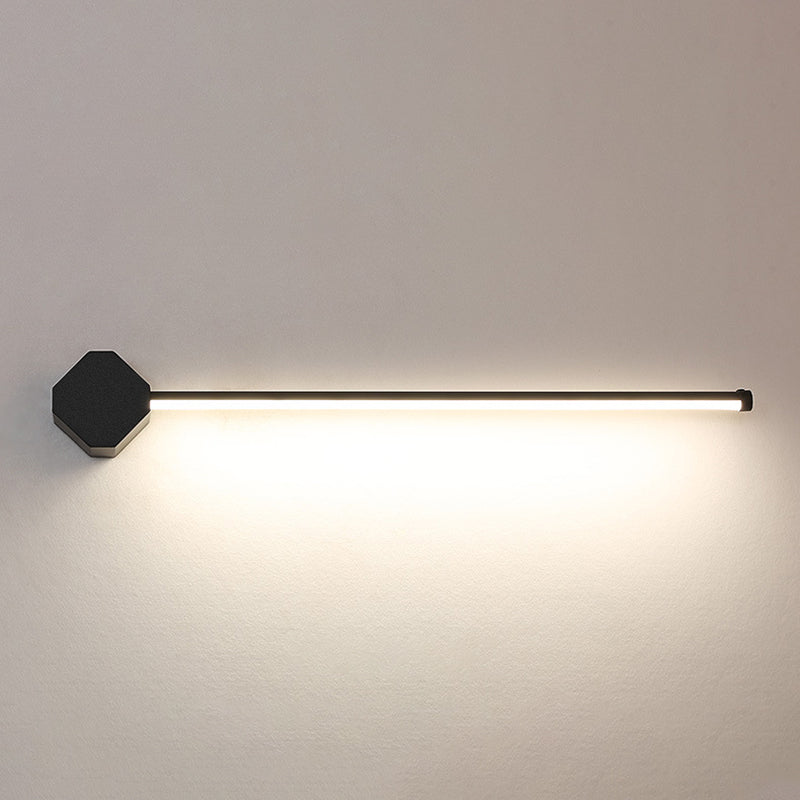 Metal Linear Wall Lamp Sconce Minimalism Sconce Light Fixture for Bathroom