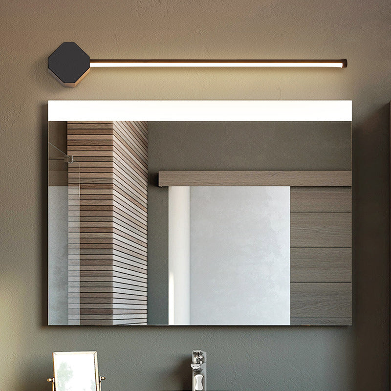 Metal Linear Wall Lamp Sconce Minimalism Sconce Light Fixture for Bathroom