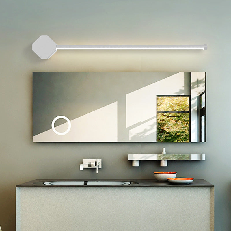 Metal Linear Wall Lamp Sconce Minimalism Sconce Light Fixture for Bathroom