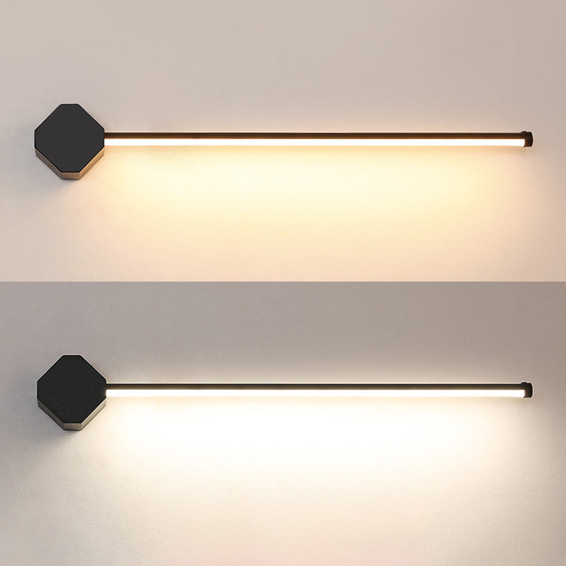 Metal Linear Wall Lamp Sconce Minimalism Sconce Light Fixture for Bathroom