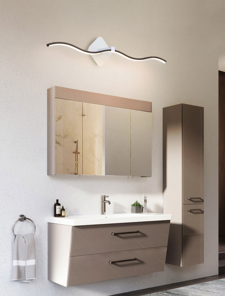 Metal Linear Wall Lamp Sconce Minimalism Sconce Light Fixture for Bathroom