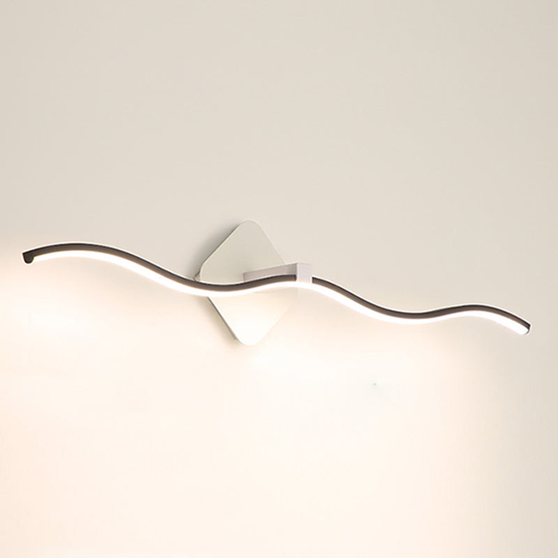 Metal Linear Wall Lamp Sconce Minimalism Sconce Light Fixture for Bathroom