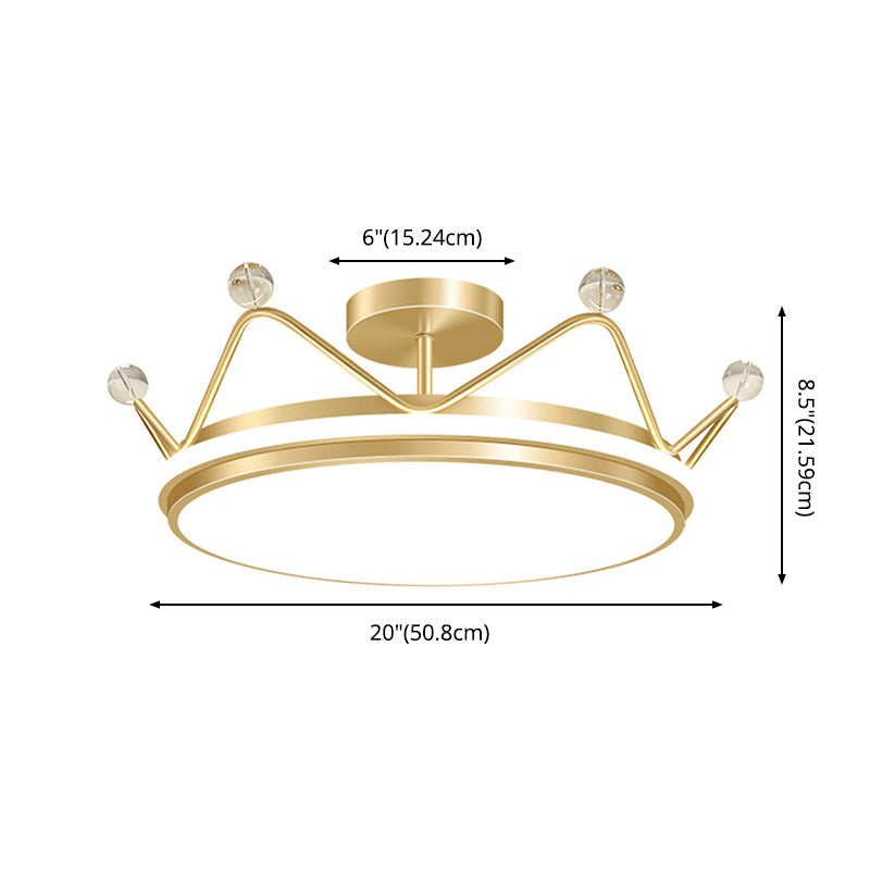 Modelado de la corona de la habitación del niño LECH LED MONTINUACIÓN ACRYLIC Surface Techo de techo de la superficie