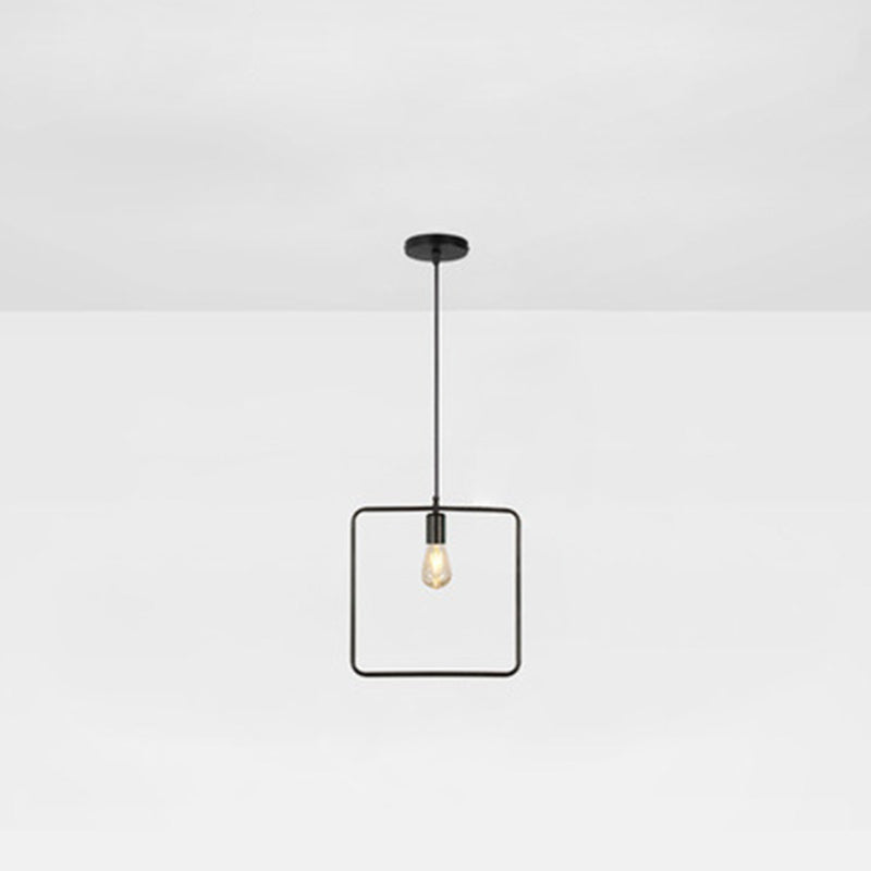 Industrial Minimalist Geometric Farmhouse Ceiling Light for Dining Room Coffee Shop