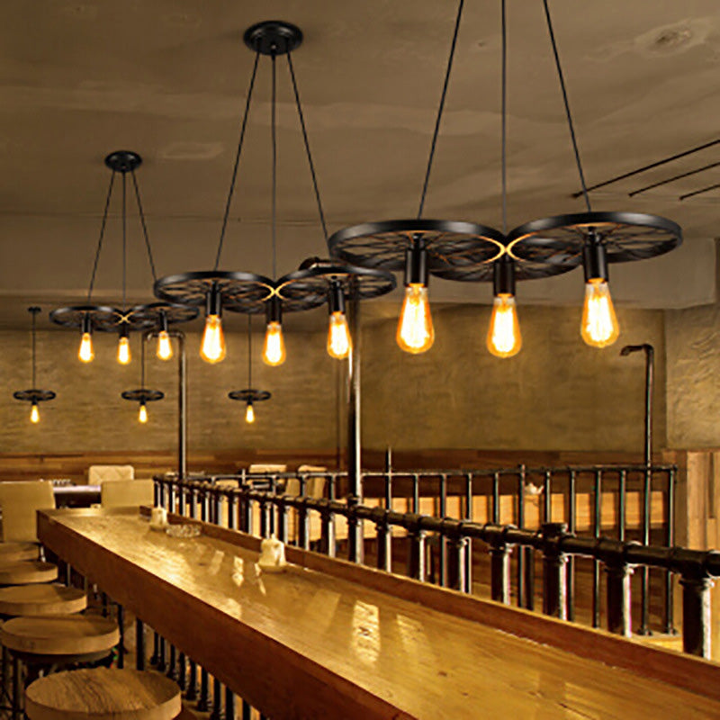 Bombilla de iluminación colgante de estilo industrial creativo para restaurante cafetería