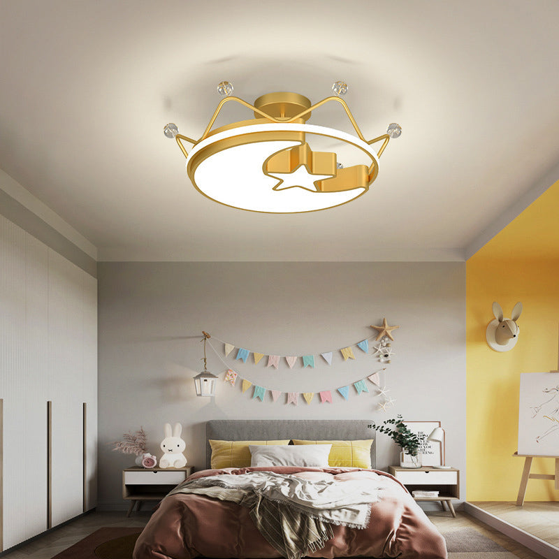 Child Room Lovely LED Flush Mounted Lamp Acrylic Kids Surface Ceiling Light