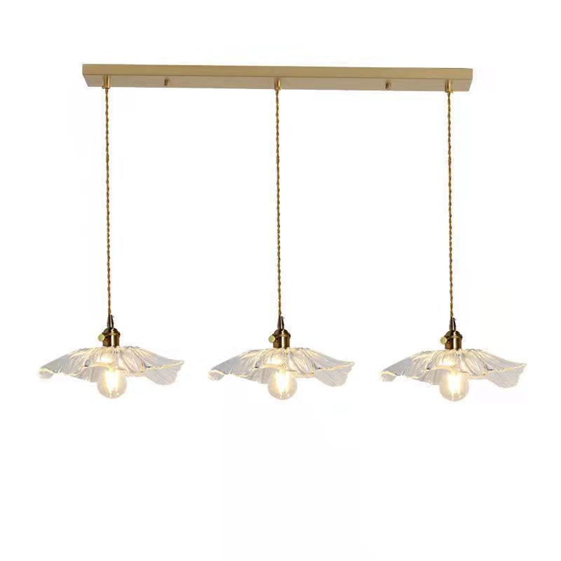 Lotus Leaf hangende hanglamp industriële hanglampen met glazen schaduw