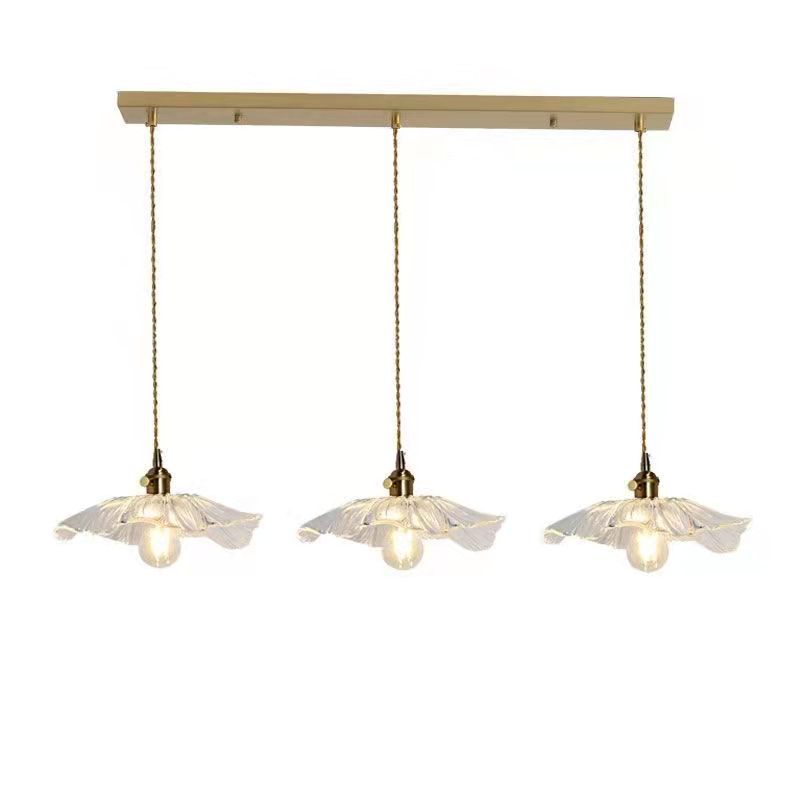 Lotus Leaf hangende hanglamp industriële hanglampen met glazen schaduw