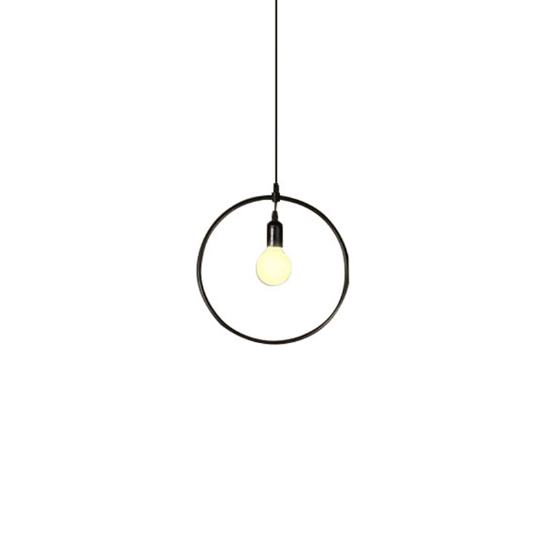 Minimalist Adjustable Industrial Style Hanging Light Fixture for Dining Room