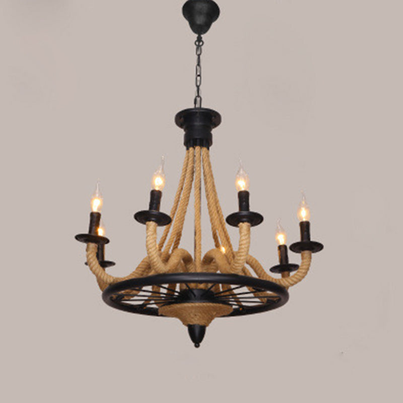 Industrial Pendant Chandelier Ceiling Hanging Light Fixture for Drawing Room