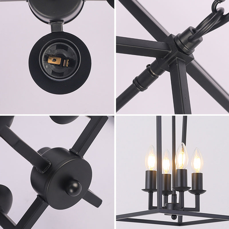 Industrial Minimalist Adjustable Pendant Lighting for Living Room Dining Room