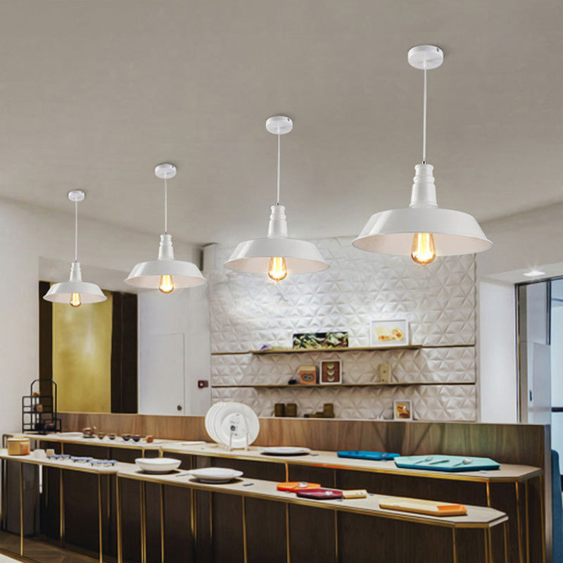 Creative Industrial Pendant Lighting with Metal Shade for Drawing Room Coffee Shop