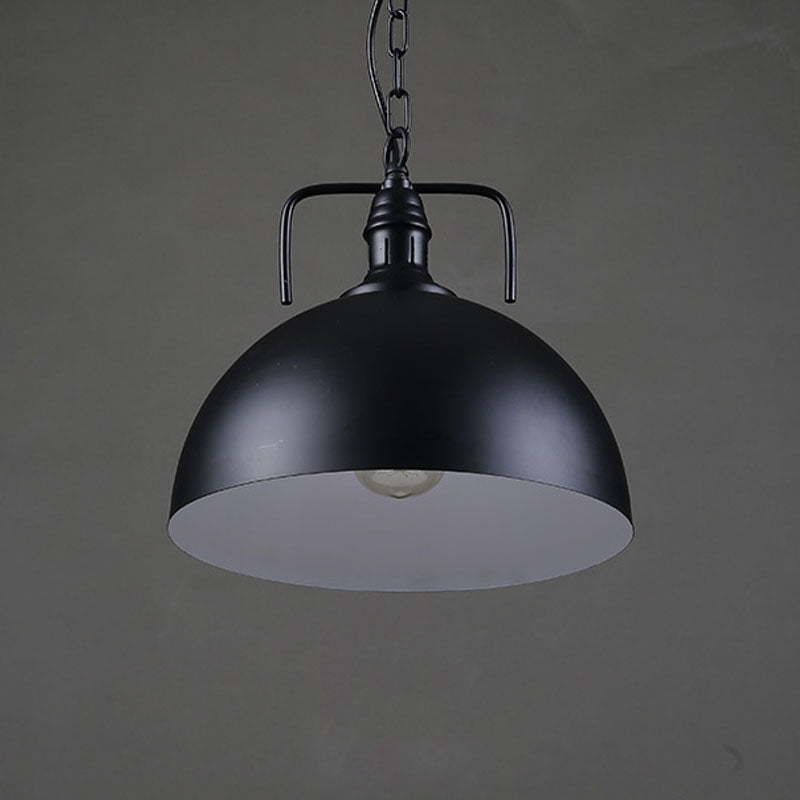 Ceiling Hanging Light Fixture with Metal Shade for Dining Room Living Room