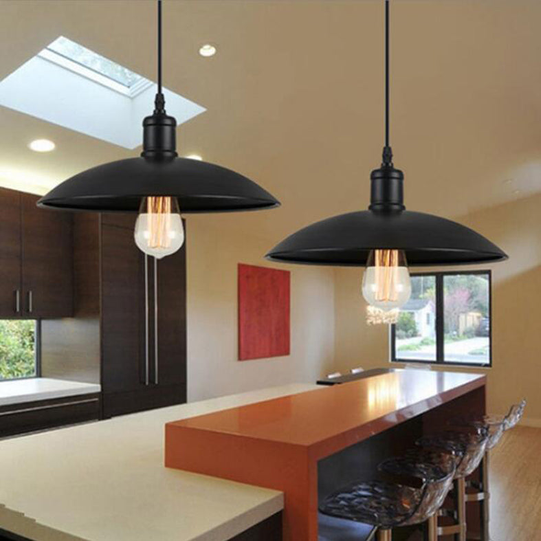 Minimalist Industrial Style Hanging Light Fixture for Dining Room Living Room