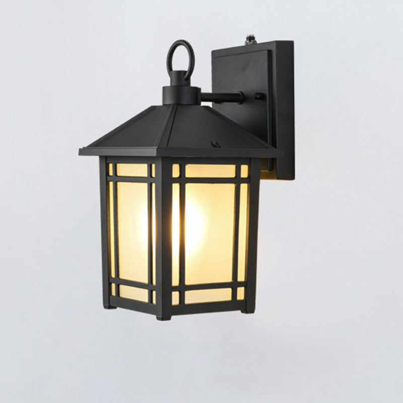 Black Industrial Sconce Light Fixtures Wrought Iron Wall Lamp Sconce for Hallway