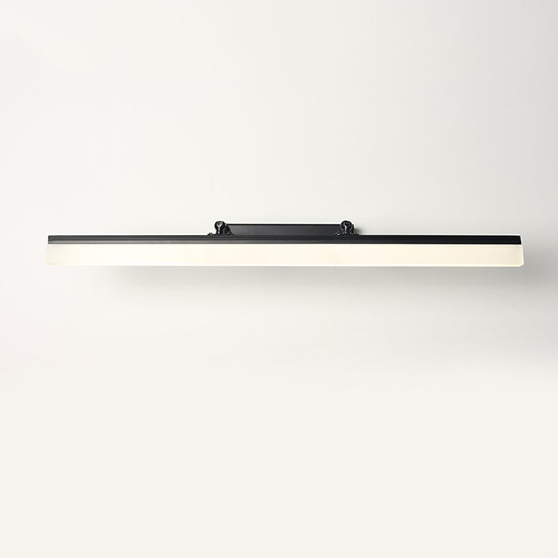 Metal Shade Linear Swing Arm Lights Medro de pared Moderna 1 Cabeza de montaje en la pared en negro