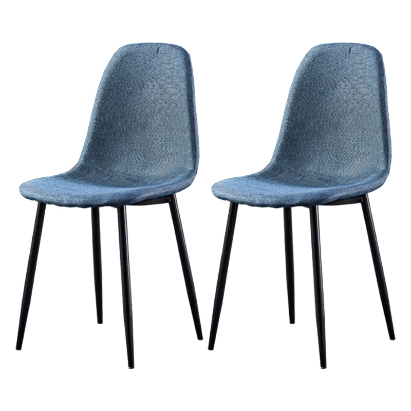 Glam Style Metal Side Chair Matte Finish Dining Chair for Dinning Room