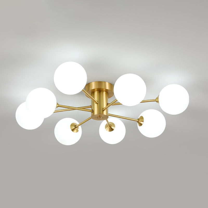 Lampada a monte a soffitto Starburst Light Semi-Flush Mount Mount Mount Mount Mount Light