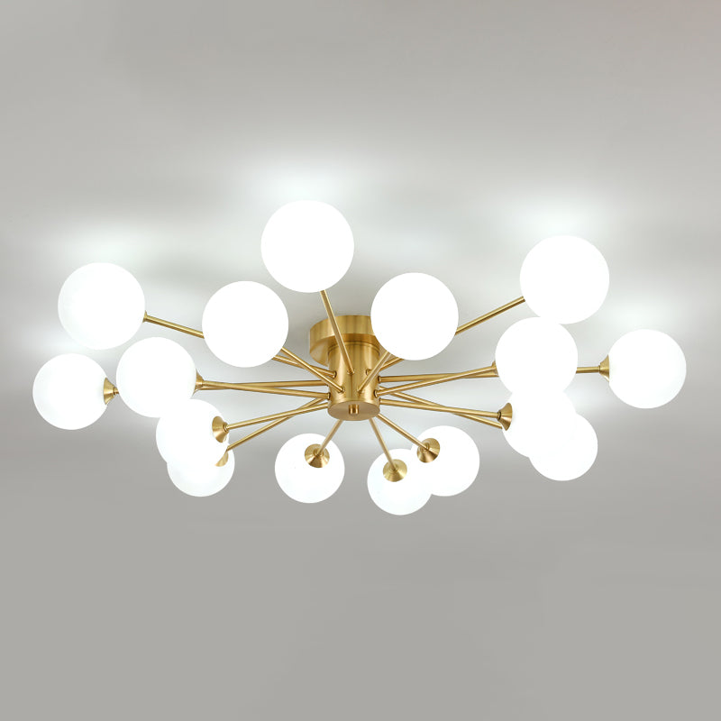 Lampada a monte a soffitto Starburst Light Semi-Flush Mount Mount Mount Mount Mount Light