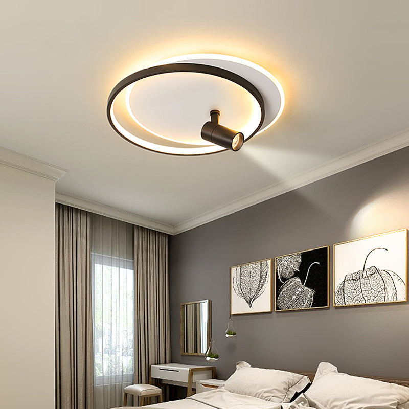 Contemporary Track Light Fixture Flush Mount Ceiling Light for Clothing Store