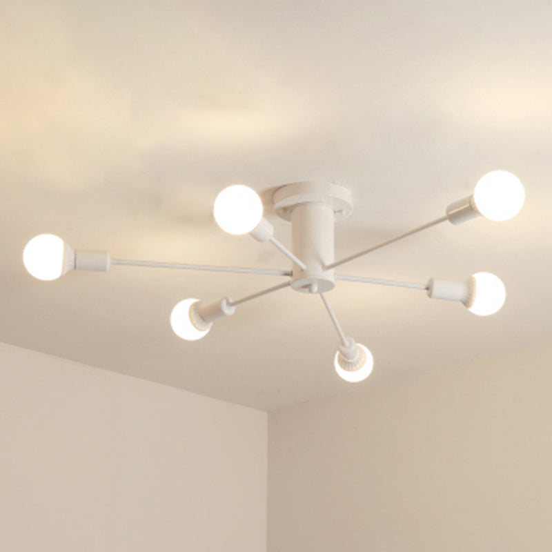 Lulbone aperto lampadina in metallo illuminazione industriale a soffitto a soffitto montato