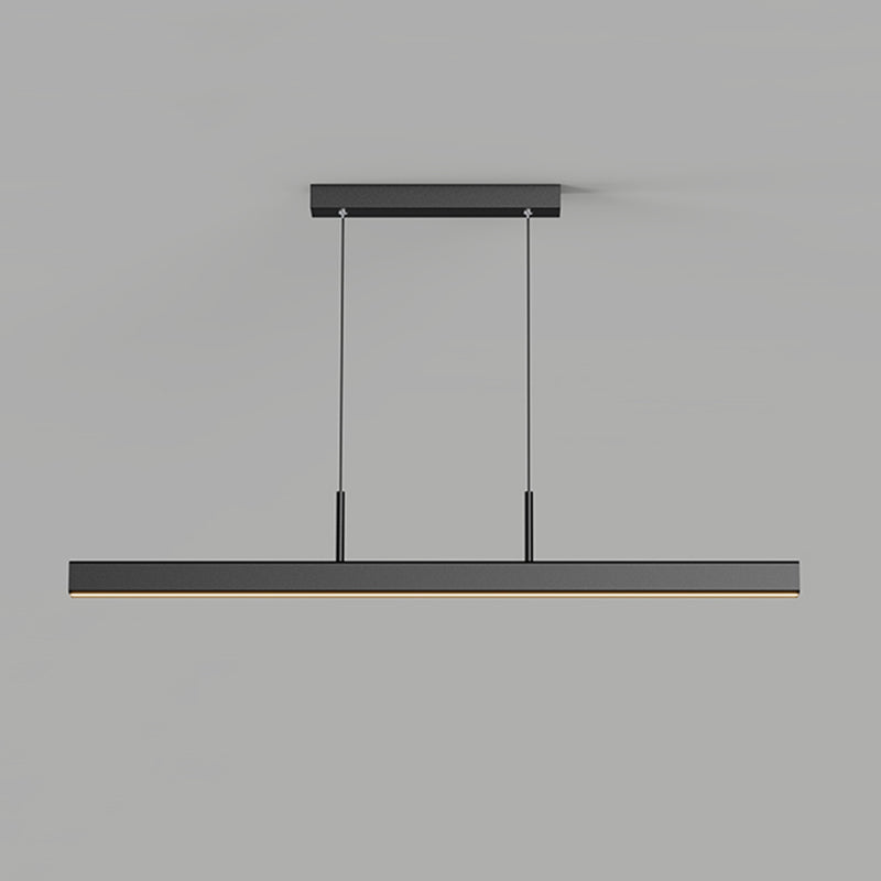 Nórdica Simple Luz moderna de lujo Led Hanging Island Light para la oficina del comedor