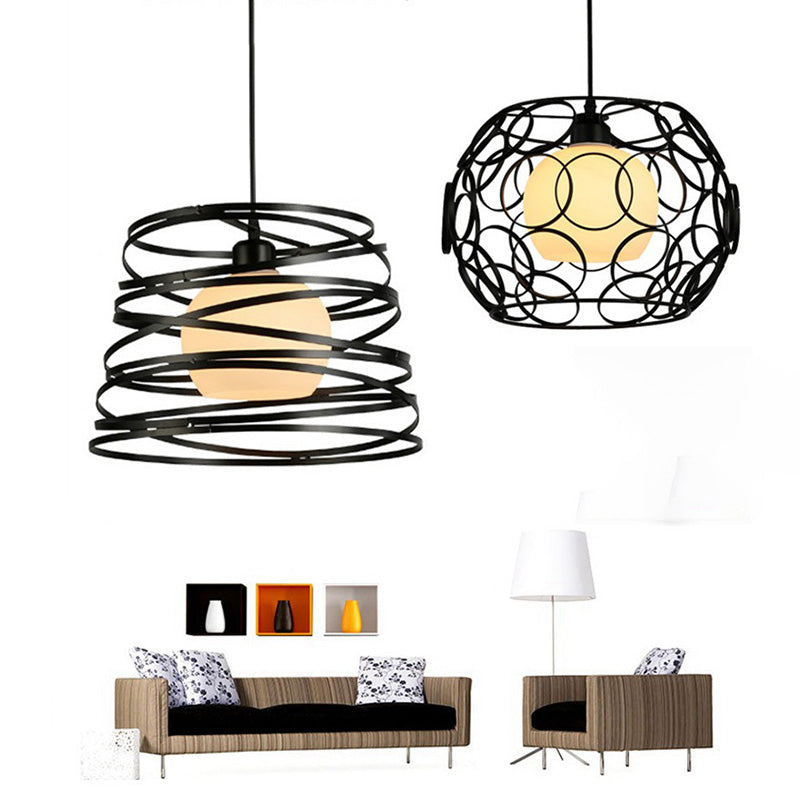 Drum Pendant Lighting Industrial Ceiling Lights Metal 1 Light Pendant Lighting Fixtures