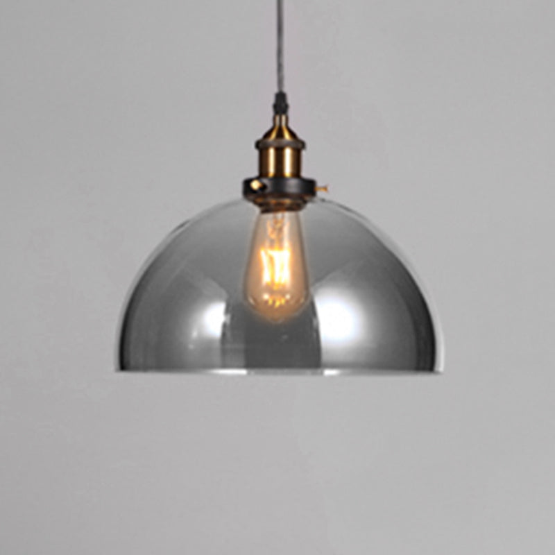 Cone Pendant Lighting Industrial Ceiling Lights Glass 1 Light Hanging Lights