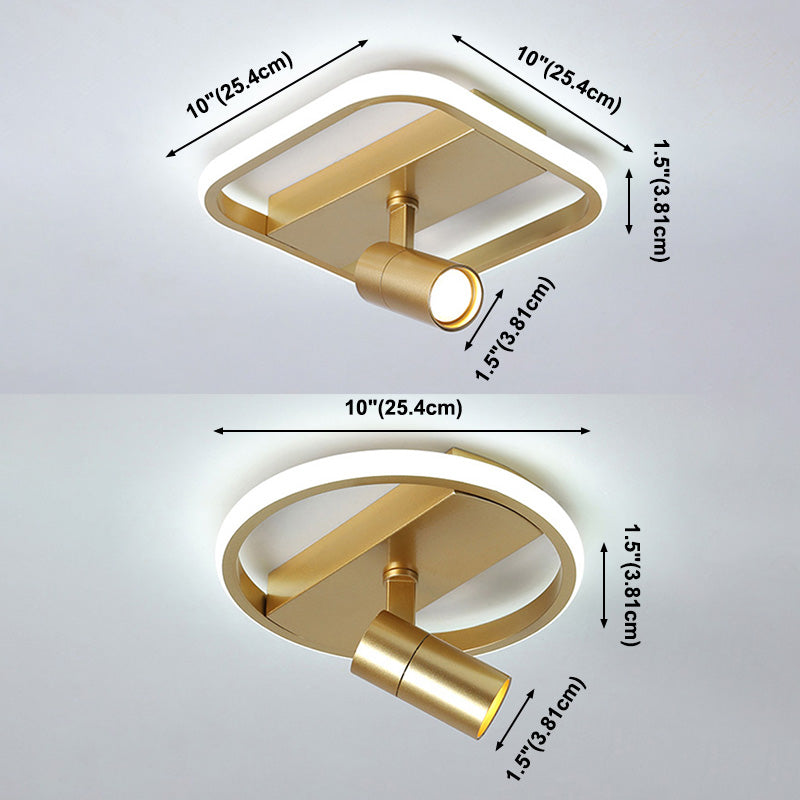 Luminaire semi-piste moderne à lutte contre le plafond monte pour le magasin de vêtements