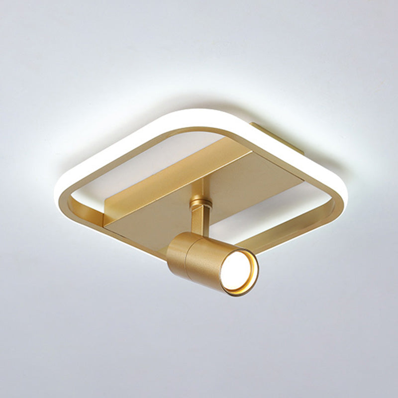 Modern Semi Track Light Farmture Flush Mount plafondlicht voor kledingwinkel