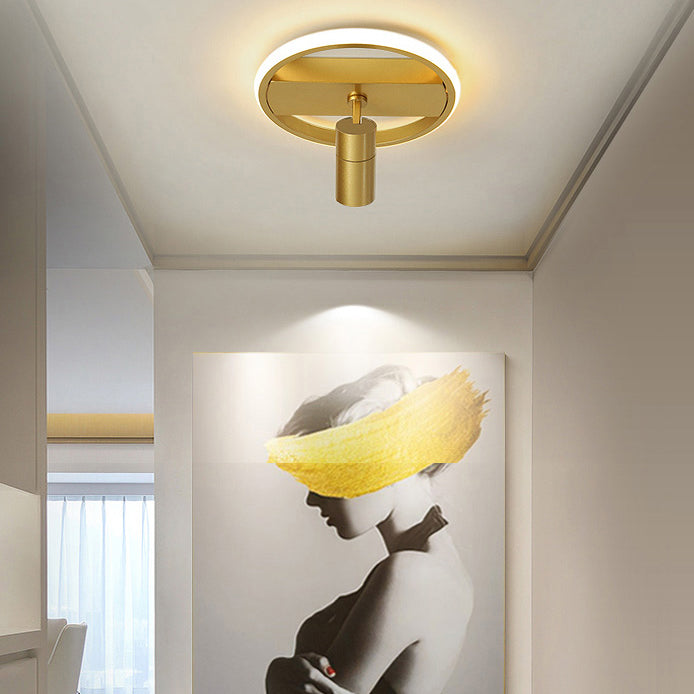 Modern Semi Track Light Farmture Flush Mount plafondlicht voor kledingwinkel