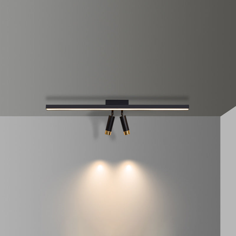 Modern Strip Track Light Fixture Flush Mount Ceiling Light for Clothing Store