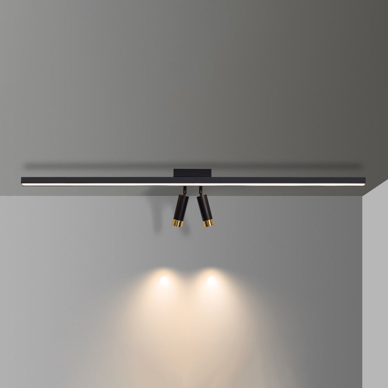 Modern Strip Track Light Fixture Flush Mount Ceiling Light for Clothing Store