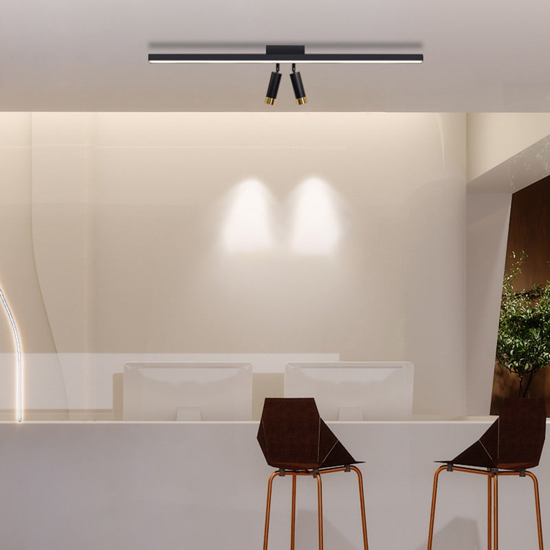 Lampada moderna per binario a strisce Luce a soffitto a filo per il negozio di abbigliamento