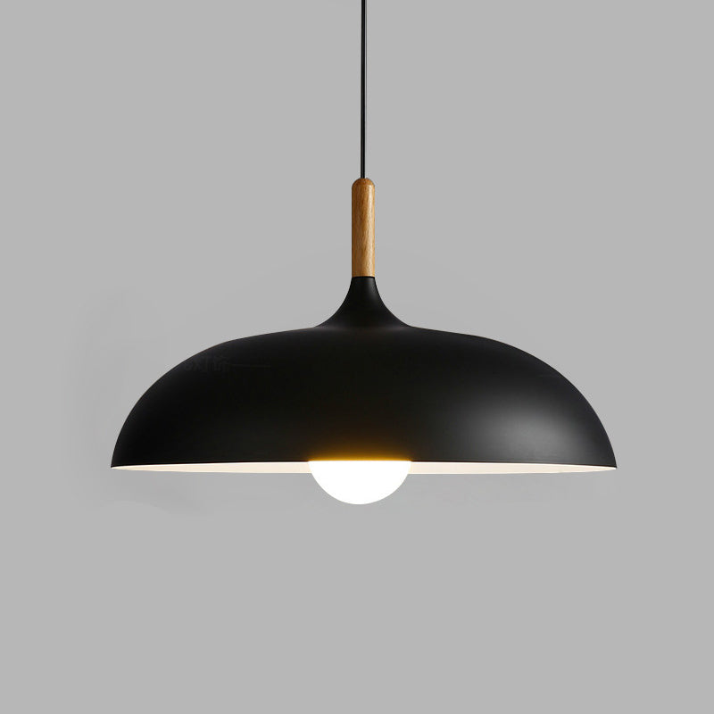 Industrial Simplicity Farmhouse Ceiling Lights with Unique Metal Shade